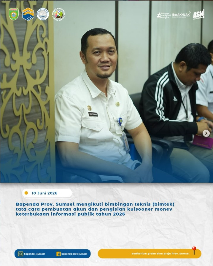 BIMTEK TATA CARA PEMBUATAN AKUN DAN PENGISIAN KUISIONER MONEV KIP TAHUN 2026